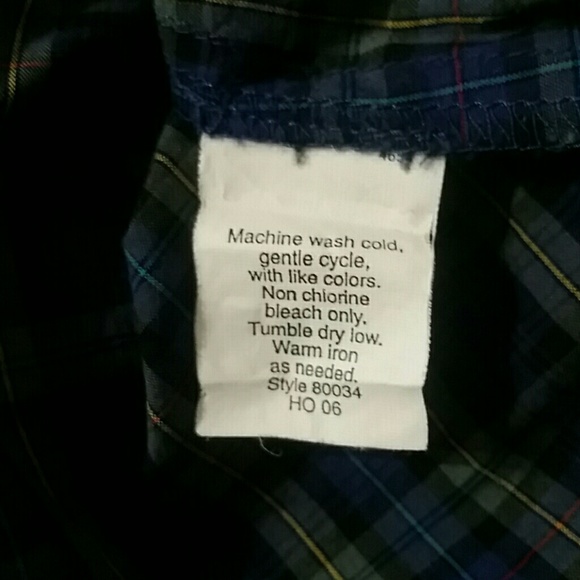 🌻J. Crew  Plaid Ruffle  Shirt Womens Size 8 - Picture 7 of 7